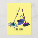Search for brooms postcards Cleaning
