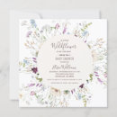 Search for modern watercolor baby shower invitations Wildflower