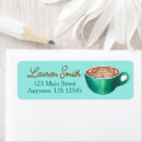 Search for latte return address labels Coffee