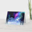 Search for aurora borealis northern lights cards Mountains
