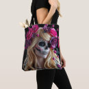 Search for sugar skull tote bags Flowers