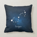 Search for zodiac cushions Scorpio