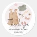 Search for pink thankyou stickers Babyshower
