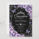 Search for lilac quince invitations Mexican spanish latina
