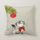 Search for christmas cat cushions Funny