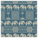 Search for blue elephant fabric Pattern