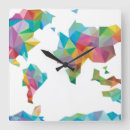 Search for world map clocks Abstract