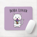 Search for boba tea mousepads Kawaii bubble tea