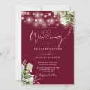 Search for fall winter wedding invitations Burgundy