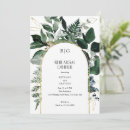 Search for nature rehearsal dinner invitations Leaves