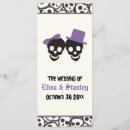 Search for halloween wedding programs Gothic