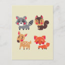 Search for cute raccoons postcards For kids
