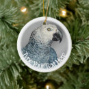 Search for african grey parrot christmas tree decorations Bird