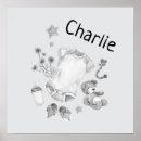 Search for black white wall nursery posters For her