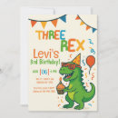 Search for prehistoric birthday invitations Dinosaur 3rd birthday