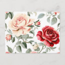 Search for rose pattern postcards Garden