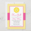 Search for my little sunshine baby shower invitations Pink