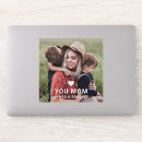 Search for love you mom stickers For her