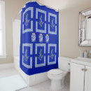 Search for cobalt blue shower curtains Mediterranean