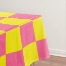 Search for pink checkered tablecloths Abstract