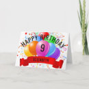 Search for 9th birthday cards 9 years old