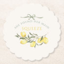 Search for bridal shower coasters Greenery