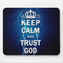 Search for trust in god mousepads Christian