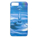 Search for water droplets iphone cases Blue