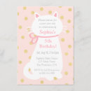 Search for polka dot birthday invitations Kitty