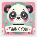 Search for panda thank you stickers Adorable