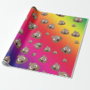 Search for emoji wrapping paper Rainbow