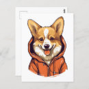Search for cute corgi postcards Orange