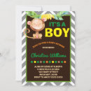 Search for monkey baby boy shower invitations Animals