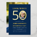 Search for 50 year old man birthday invitations Elegant