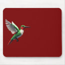 Search for hummingbird mousepads Red