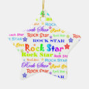 Search for rock star christmas tree decorations Stars