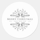 Search for merry christmas happy new year stickers White