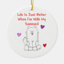 Search for samoyed christmas tree decorations Sammy