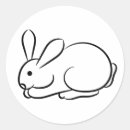 Search for rabbit drawing stickers Cute