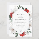 Search for red and white christmas invitations Elegant