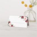 Search for floral wedding place cards Watercolor flowers