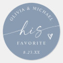 Search for dusty blue wedding stickers Modern