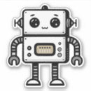 Search for vintage robot stickers Funny