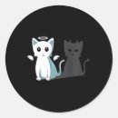 Search for angel cat stickers Halloween