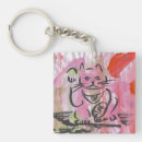 Search for beckoning cat key rings Kawaii