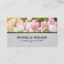 Search for tulips business cards Florist