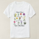 Search for save the bees tshirts Plant