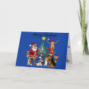 Search for funny dachshund christmas cards Reindeer