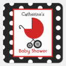 Search for red polka dots stickers Baby shower