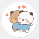 Search for panda love stickers Couple